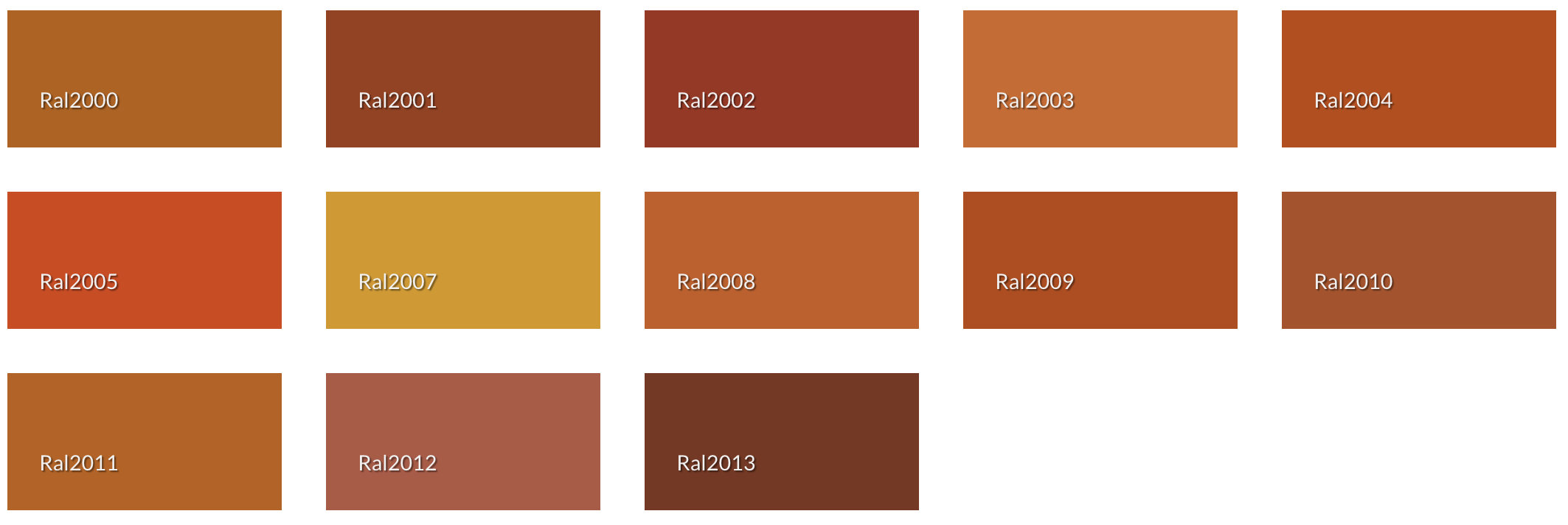 Ral Orange Color