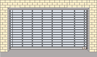 Polycarbonate Roller Shutter RSD-PC-NFR 
