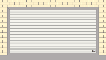 Steel Roller Shutter Uninsulated RSD-SC-NFR